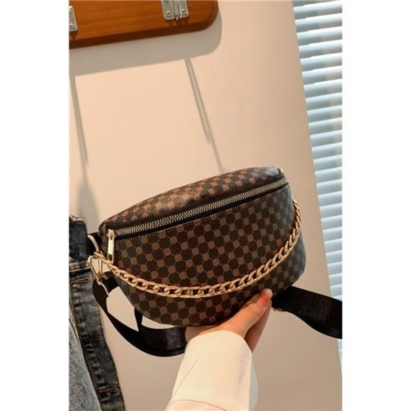 A Classy Chic Boutique Handbags - Printed PU Leather Sling Bag